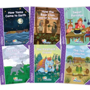 Jolly Phonics Folktales Readers - Livres de niveau violet